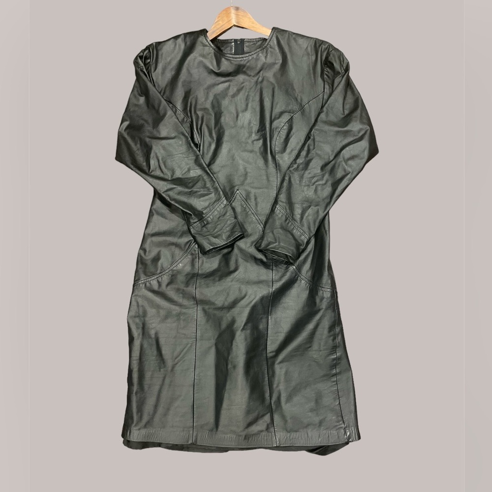 Vintage Ambria Leather Dress